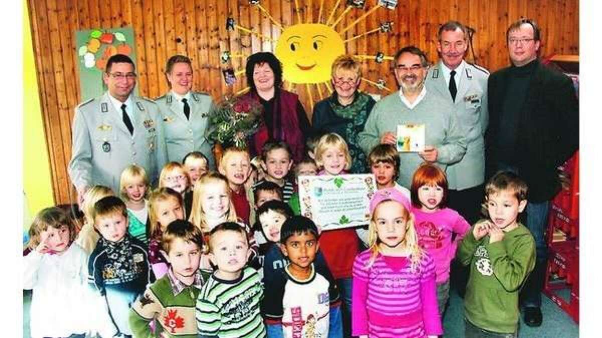 Bundeswehr dankt Kindergarten