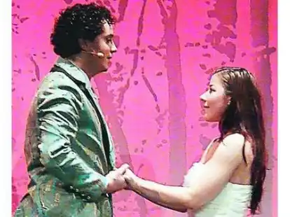 Endlich vereint: Nach einigen Widrigkeiten und Intrigen finden der Prinz und Aschenputtel endlich zueinander.