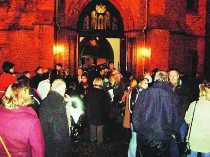 Gut besucht: Das Interesse an der englischen Predigt in der Ohmsteder Kirche war gro&szlig;.