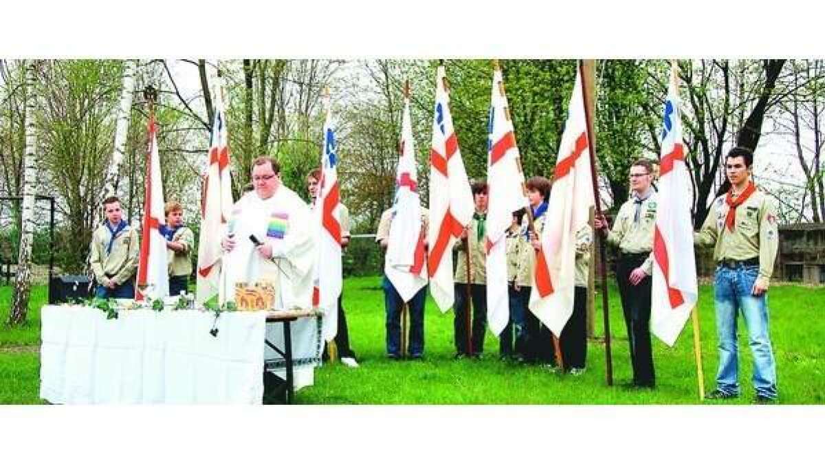 Pfadfinder feiern ihren Schutzpatron Sankt