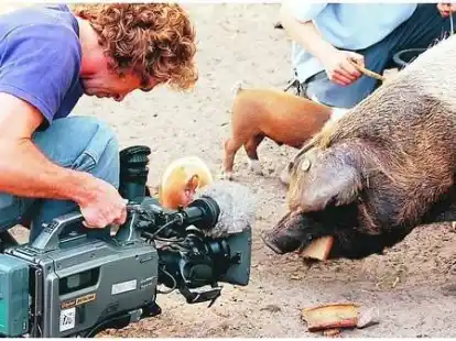 Tierische TV-Stars: Dreharbeiten im Tierpark Jaderberg