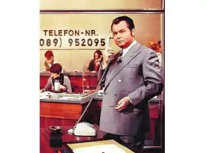 Der erste Fernseh-Fahnder: Eduard Zimmermann, gerne auch &bdquo;Ganoven-Ede&ldquo; genannt.