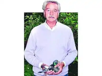 Dieter Janssen hatte die schnellste Taube beim Flug von Basel.