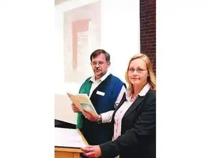 &bdquo;&Uuml;ber Sterben und Tod&ldquo; sprachen im Lutherstift Nadine Stange und Johannes M&uuml;nninghoff.