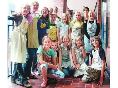 13 M&auml;dchen im Alter zwischen acht und 13 Jahren haben von Montag bis Donnerstag in der K&uuml;che der Volkshochschule gekocht.