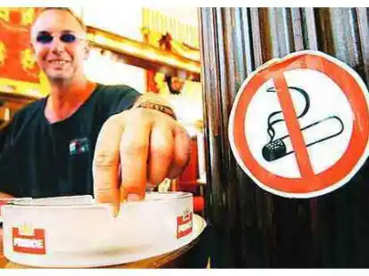 Kippe aus in der Wirtschaft? Ganderkesees Wirte halten von einem Verbot nicht viel.