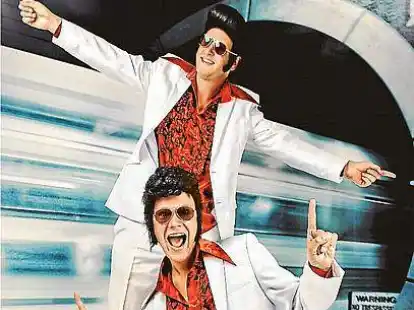 Stehen f&uuml;r Partystimmung: Die Schlager-Mafia &uuml;berzeugte bei der Premiere mit Outfit und Musik.