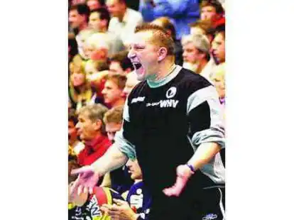 Lautstark: WHV-Coach Michael Biegler