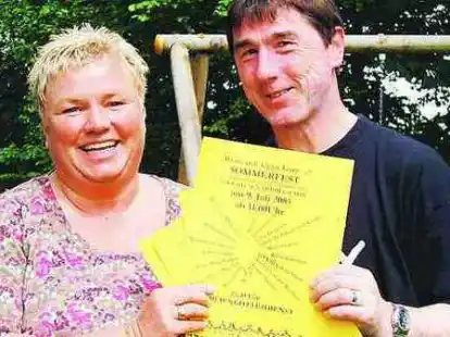 Neues Konzept, mehr Kontakt: Claudia Otten und Michael Hillmann freuen sich auf die Premiere des Sommerfestes.