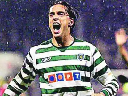 Die Spieler von Sporting Lissabon &ndash; hier Beto &ndash; schrieen nach dem Sieg ihre Freude heraus.