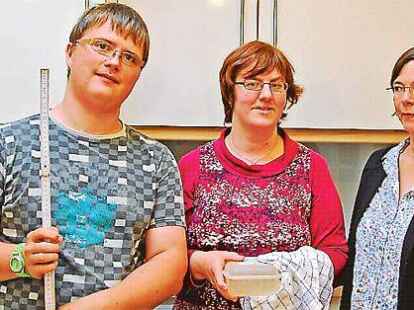 Gutes Team (von links): Axel Kahlen und Christa Kistner werden von Angela Ziegler unterst&uuml;tzt.