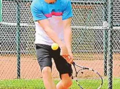 Felix John siegte  bei den M&auml;nnern A.