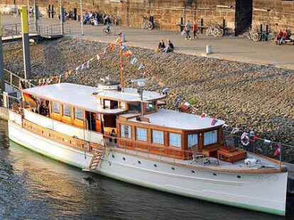 Die restaurierte Jacht &bdquo;Nedeva