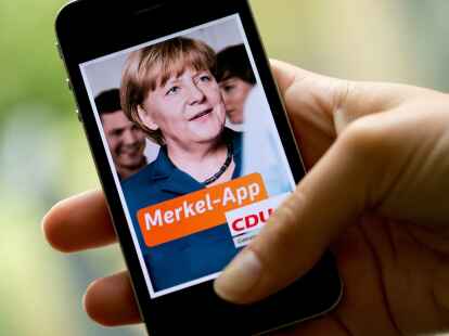 Mit der Merkel-App startet die CDU ein weiteres Element ihres Wahlkampfes.