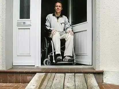 Kommt ohne fremde Hilfe nicht in seine Wohnung bzw. aus seiner Wohnung raus: Sascha Lange