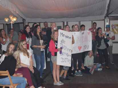 Ihr Fans waren begeistert.