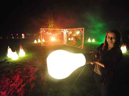 Mystische Nächte im Park der Gärten