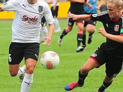 Gar nicht mehr aus dem BVC-Team wegzudenken: Vanessa Bernauer (links, hier im Duell mit Marisa-Henrike Ewers) ist zurzeit offenbar in Topform.