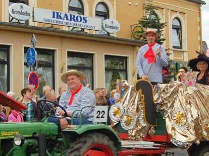 B&uuml;rgermeister Boris Schierhold als Gondoliere