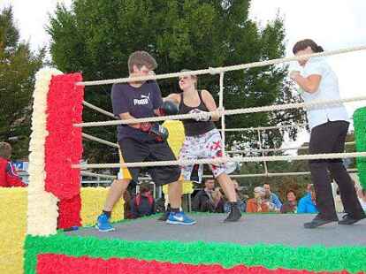 Mit seinem Boxring kam der B&uuml;rgerverein Achterdorp auf Platz drei von insgesamt 46 Bewerbern.