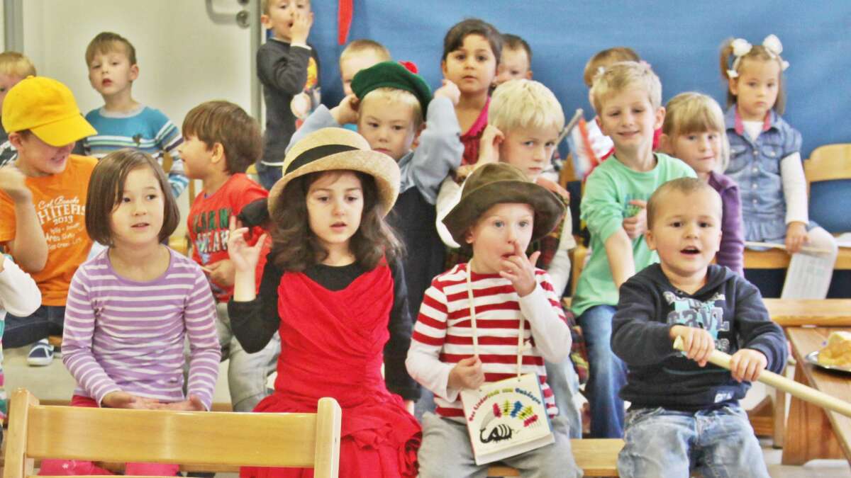 Ahlhorn: Vorführung im Kindergarten