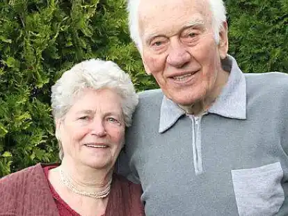 Hanna und Erich Bauer feiern an diesem Donnerstag Diamantene Hochzeit.
