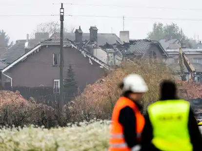 Die Explosion einer Pipeline im Westen von Polen richtete schweren Schaden an.