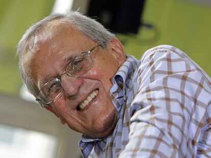 Dieter Hildebrandt, aufgenommen am 10.10.2007 auf der Internationalen Frankfurter Buchmesse.