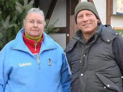 Nach Kritik im Vorjahr deutlich zufriedener: die Beschicker   Gabriela Goldenstein und Ingo Oestreich.