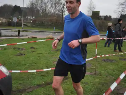 Lief die 12,5 Kilometer barfu&szlig;: Johannes Wischen