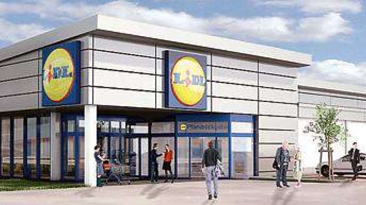 Discounter baut neues Gebäude