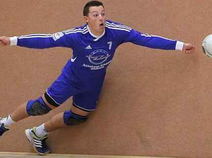 Gaben in der Abwehr keinen Ball verloren: Die Faustballer des Ahlhorner SV um Mats Albrecht lie&szlig;en dem MTV Hammah beim 5:0 nicht den Hauch einer Chance.