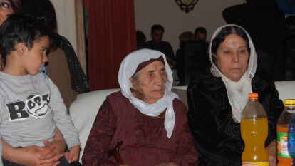 Frau Sabria Khalaf &ndash; mit 107 Jahren vermutlich &auml;ltester B&uuml;rgerkriegsfl&uuml;chtling aus Syrien in Deutschland.