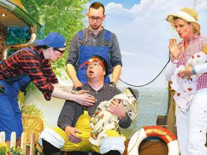 <p>Die Mitglieder der Theatergruppe Elisabethfehn begeisterten das Publikum mit Witz und Humor.</p>