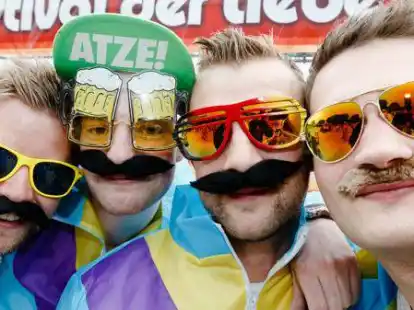 Auf dem Schlagermove gesichtet: Atzen aus den siebziger Jahren.