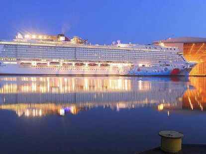 Das Kreuzfahrtschiff &bdquo;Norwegian Breakaway&ldquo;
