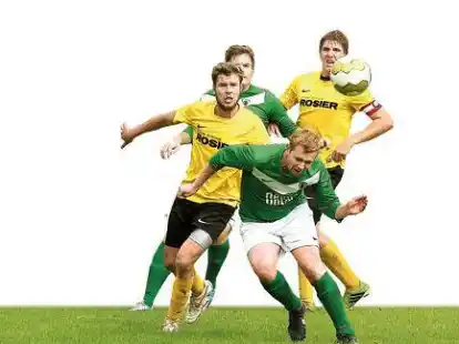 Immer ein St&uuml;ck voraus: TuS Eversten (gr&uuml;ne Trikots) gewann gegen Ohmstede deutlich.