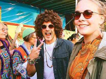 <p>Per&uuml;cke und Hippie-Klamotten  bescherte einen hohen Spa&szlig;-Faktor.  </p>