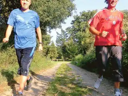 Flottes Tempo: (links) Michael Fleischer und Gerd von Seggern