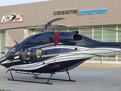 Bei Atlas Air Service in Bremen schon zu sehen: der neue Twin-Turbinen-Helikopter Bell 429