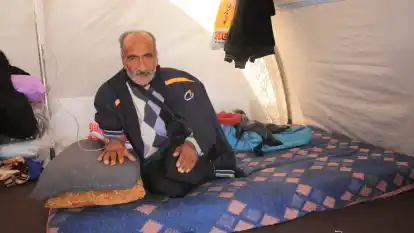 Kurdischer K&auml;mpfer im Rentenalter: Chelil Osman.