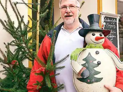 Startklar f&uuml;r die Vorweihnachtszeit: Thomas Lottmann organisiert den  &bdquo;Advent am Kirchplatz&ldquo;