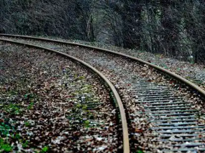 Rostige Bahngleise liegen auf der Strecke zwischen Nienst&auml;dt und Obernkirchen.  Niedersachsen plant die Reaktivierung stillgelegter Bahnstrecken. Aus einer Vorauswahl von acht Strecken sollen eine oder zwei ausgew&auml;hlt werden. Nicht alle Kommunen sind begeistert, weil sie an den Kosten beteiligt werden.