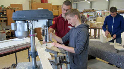 Zukunftstag bei der Firma Hinsche in Sandkrug