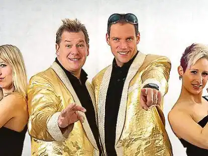 <p>Erfahrene Entertainer: Das Chaos Team heizt den Feiernden am Sonnabend ein. </p>