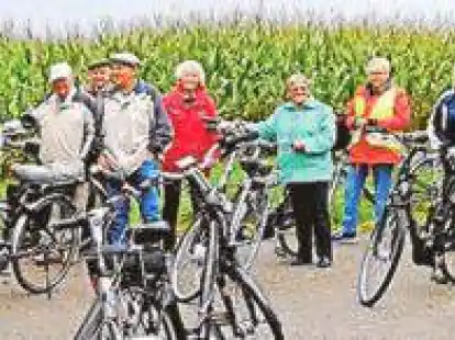 <p>Unterwegs: Die Radlergruppe des Turnvereins  Brettorf unternahm den letzten Ausflug der Saison.</p>