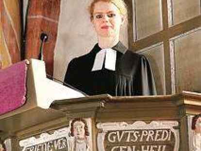 Christine Deborah Vieth ist als Vikarin in der evangelisch-lutherischen Kirchengemeinde Zwischenahn t&auml;tig. Sonntag wird sie erstmals von der Kanzel in der St.-Johannes-Kirche predigen.