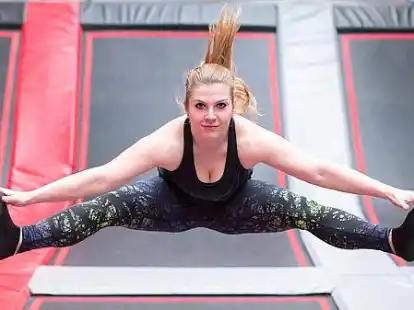 Spa&szlig; auf dem Trampolin: Manche Spr&uuml;nge sind aber  eher etwas f&uuml;r Fortgeschrittene.