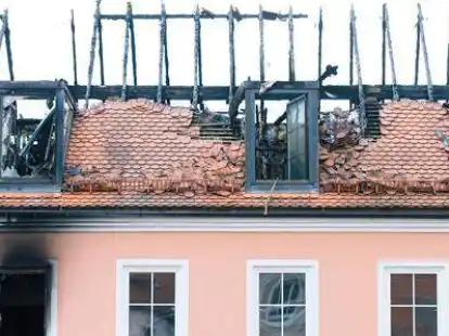 Hier sollten bald Fl&uuml;chtlinge einziehen: Doch das Hotel im s&auml;chsischen Bautzen wurde vorher in Brand gesteckt.