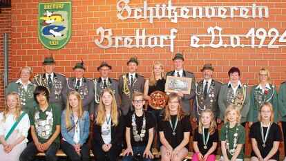 Königsproklamation beim Schützenfest in Brettorf